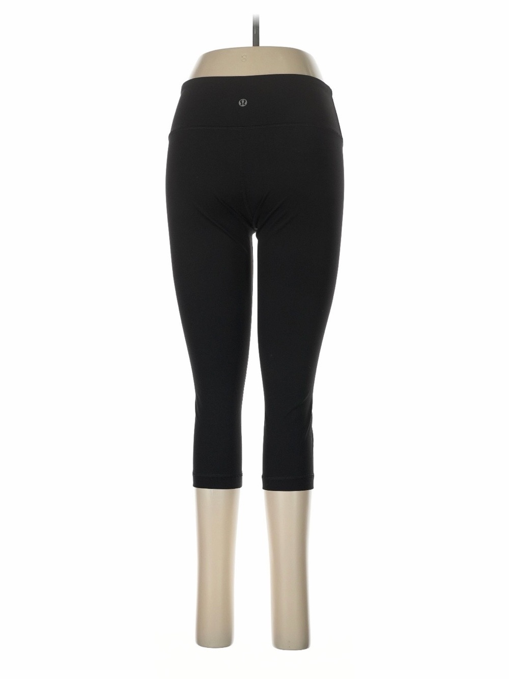 Lululemon Black Capri Leggings Size 8 - Picture 6 of 8